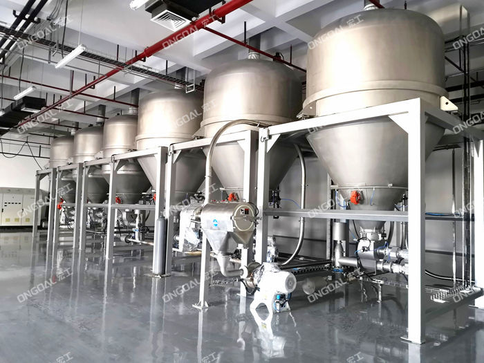 負(fù)壓氣力輸送稱量配料系統(tǒng)