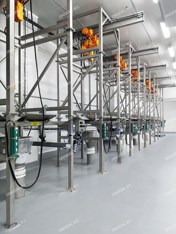 負(fù)壓氣力輸送稱量配料系統(tǒng)