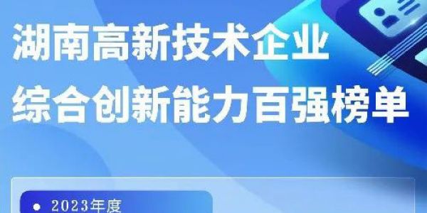 再傳佳訊丨宏工入選2023年度湖南省高新技術(shù)企業(yè)綜合創(chuàng)新能力百強